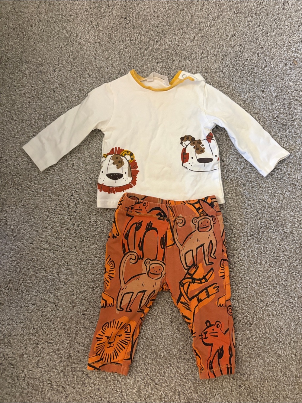 Mayoral T-shirt and Zara pants
